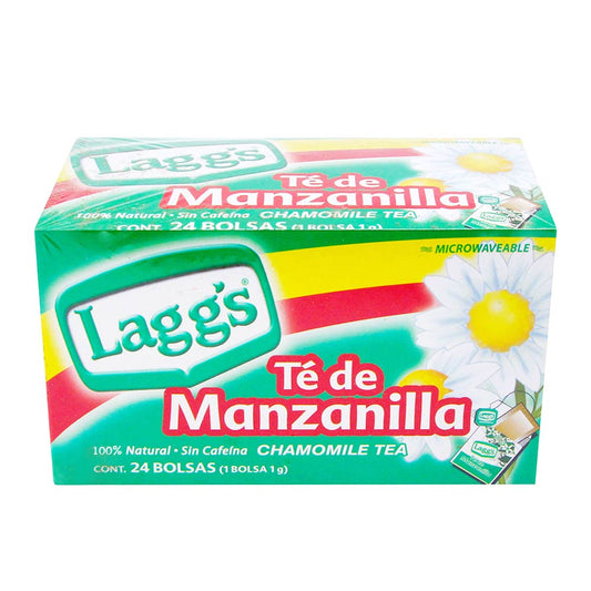 Té De Manzanilla Laggs Paquete Con 24 Sobres