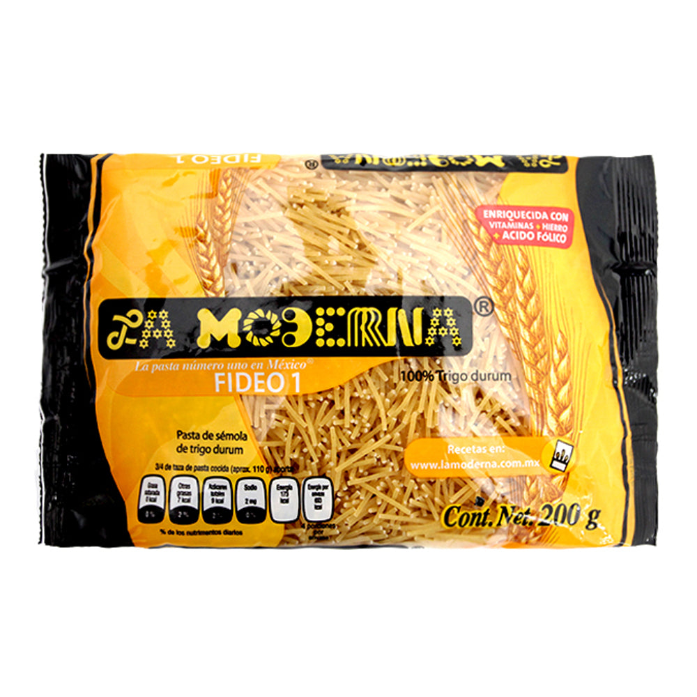 Pasta para Sopa La Moderna Fideo #1 200 Gramos