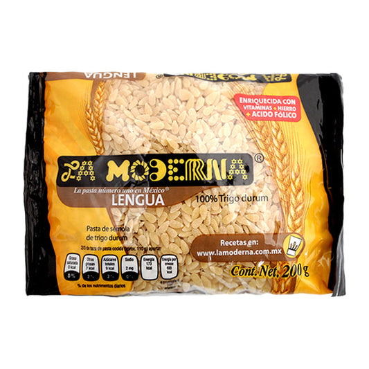 Pasta para Sopa La Moderna Lengua 200 Gramos
