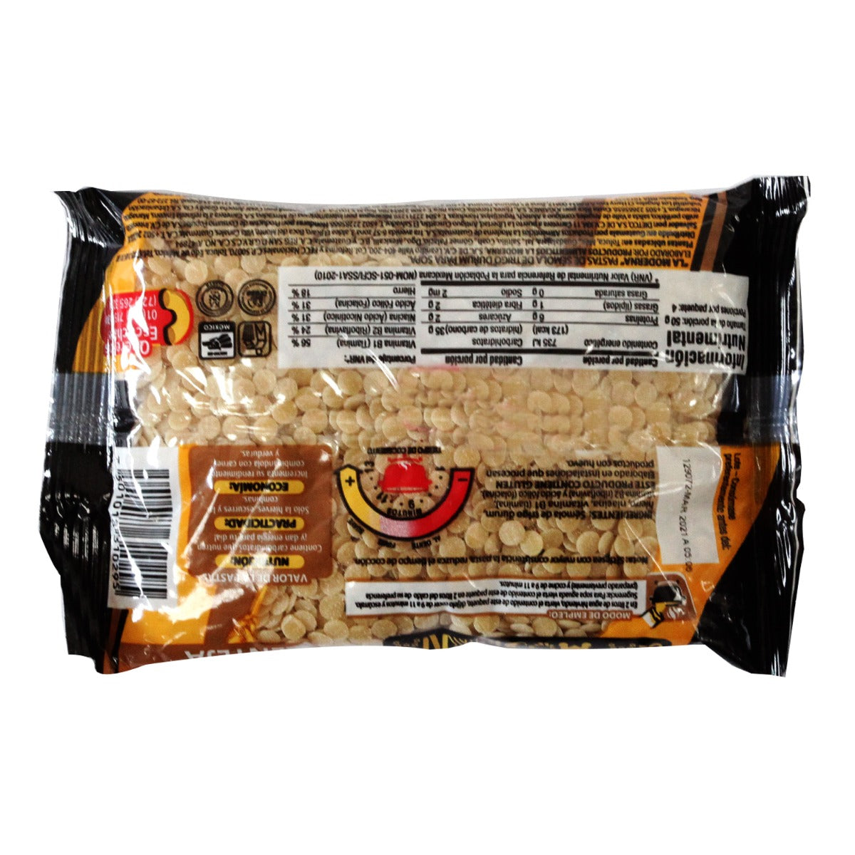 Pasta para Sopa La Moderna Lenteja 200 Gramos