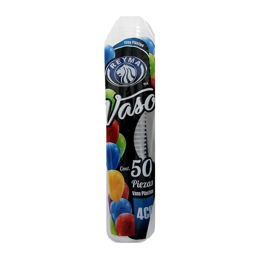 Vaso Plástico Reyma 4 Ch Bolsa con 50 Piezas