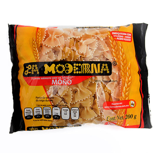 Pasta para Sopa La Moderna Moño 200 Gramos