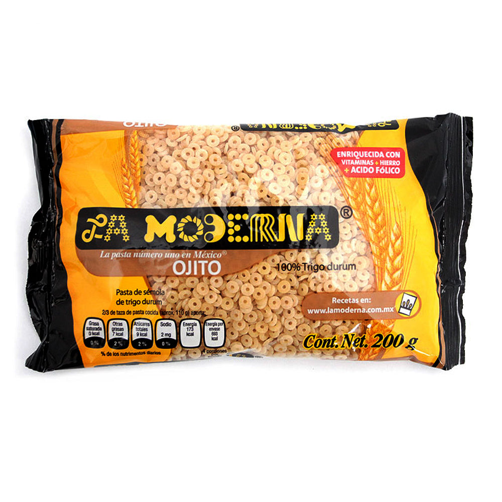 Pasta para Sopa La Moderna Ojito 200 Gramos