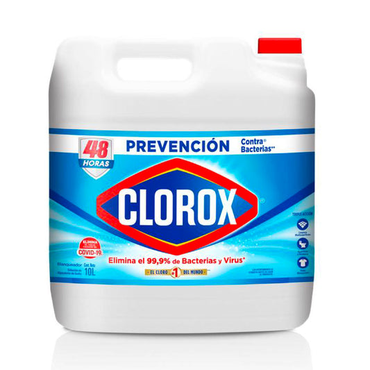 Blanqueador Clorox 10 lt