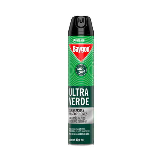 Insecticida Baygon Ultra Verde 400 Mililitros