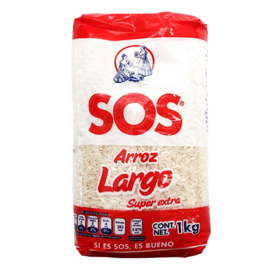 SOS Rojo Arroz Tipo Sinaloa Bolsa 1 Kg
