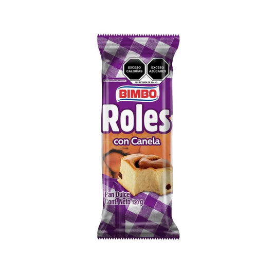 Pan Bimbo Roles de Canela 120 Gramos