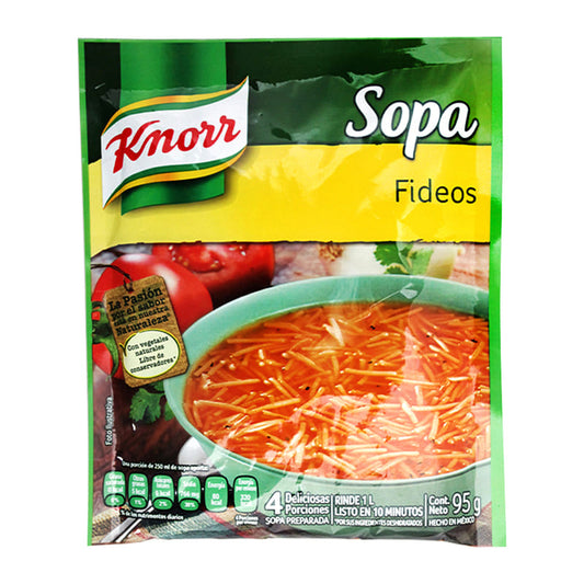 Sopa Instantanea Knorr Fideos 95 Gramos