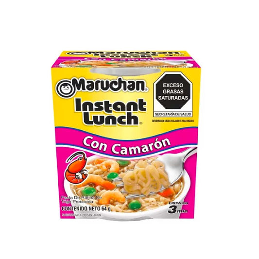 Sopa Instantanea Maruchan Camarón 64 Gramos