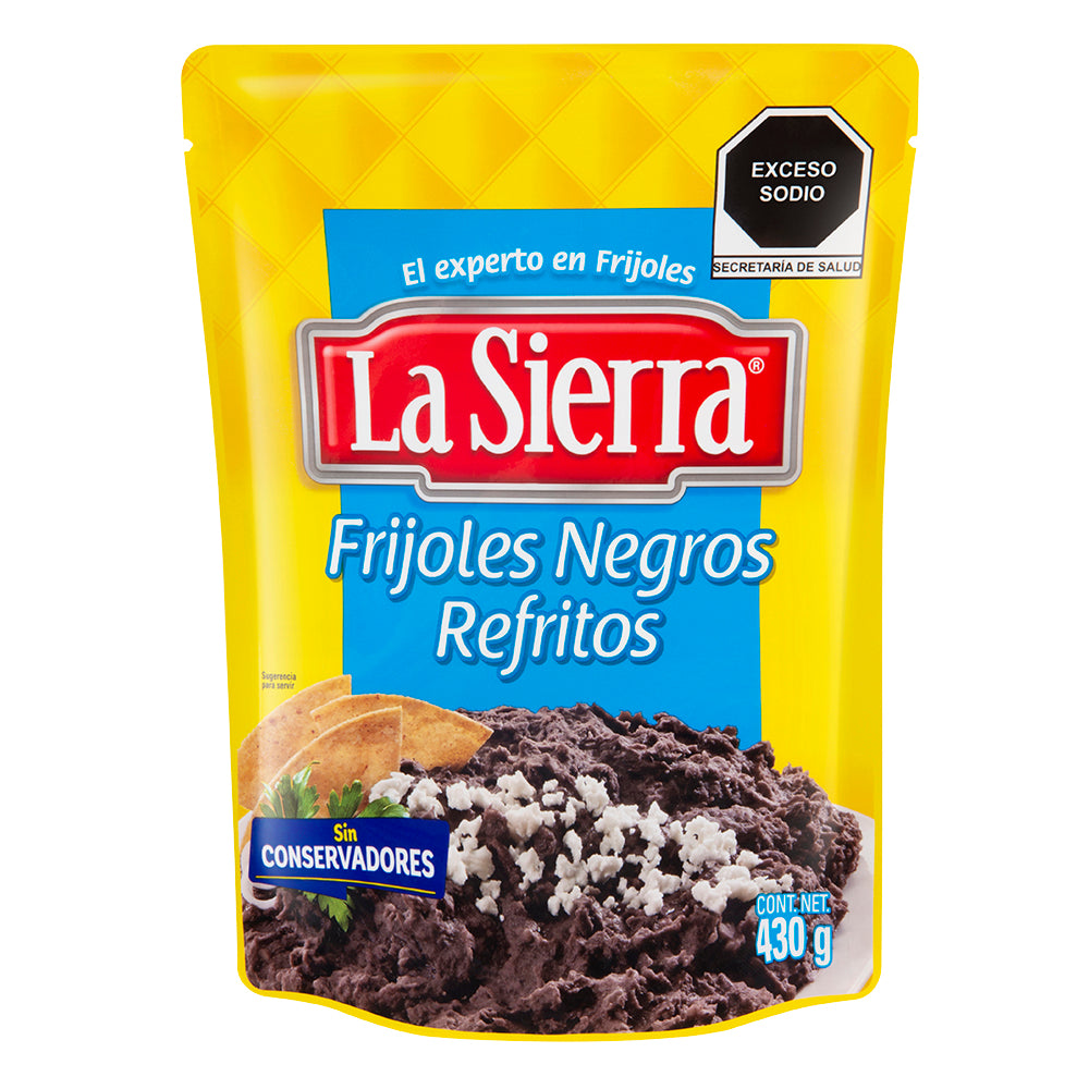 Frijoles Refritos Negros La Sierra 430 gr