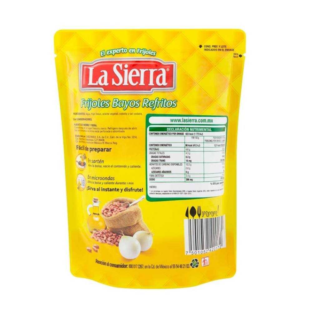 Frijoles Refritos Bayos La Sierra 430 gr