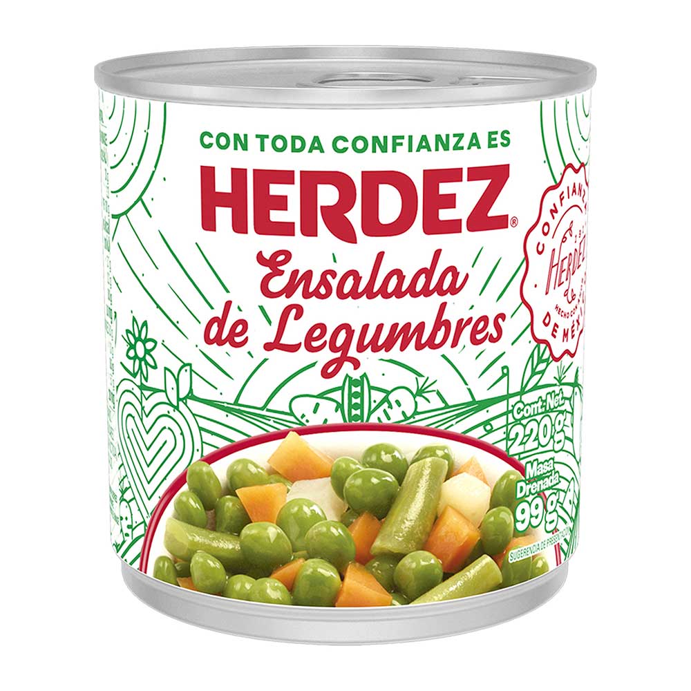 Ensalada de Legumbres Herdez 220 g