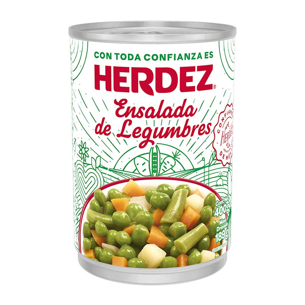 Ensalada de Legumbres Herdez 400 g