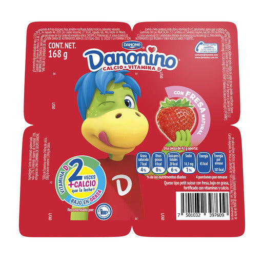 Danonino Fresa 168 Gramos