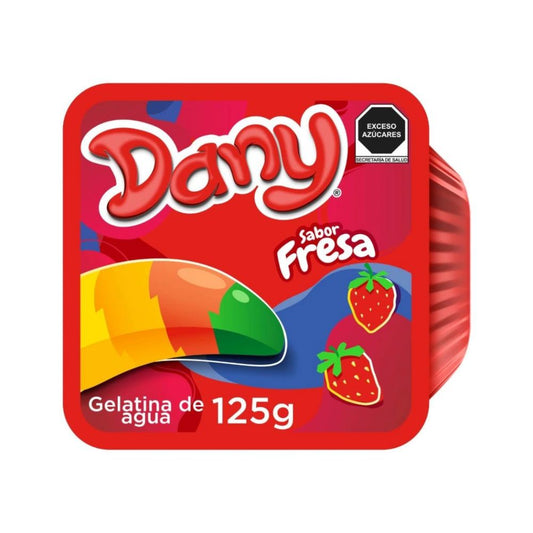 Gelatina Dany Postre Fresa 125 Gramos
