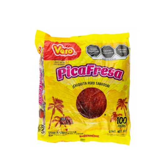 Dulce Acidito Pica Fresa Bolsa 600 Gramos