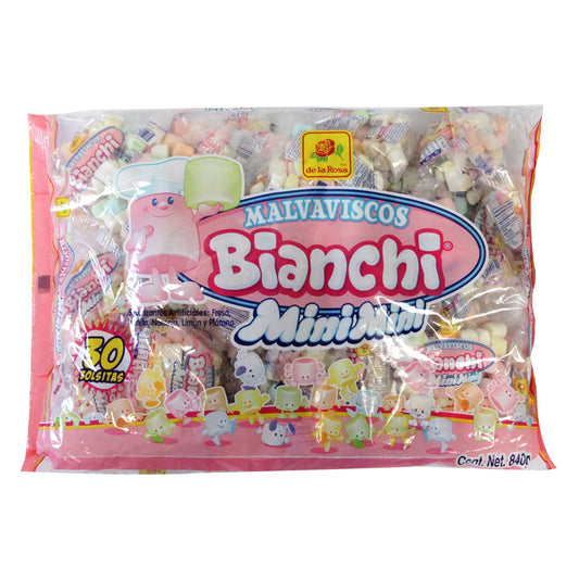 Malvavisco Mini De La Rosa Con 30 Bolsas De 28 Gramos