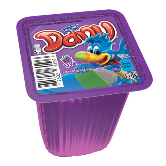 Gelatina Dany Postre Uva   125 Gramos