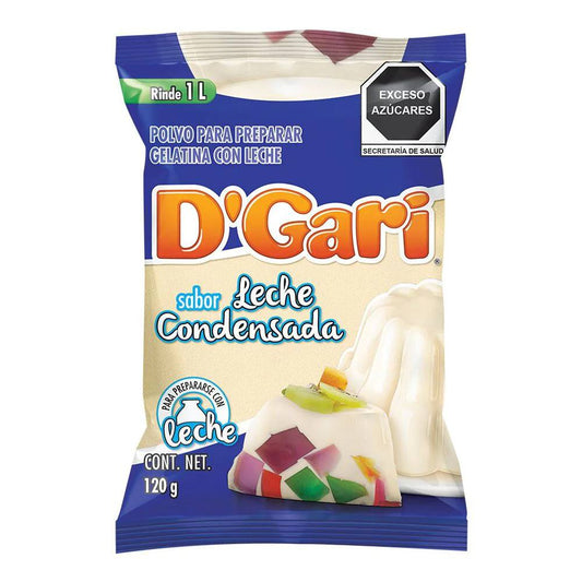 Gelatina D'Gari Leche Condensada 120 Gramos