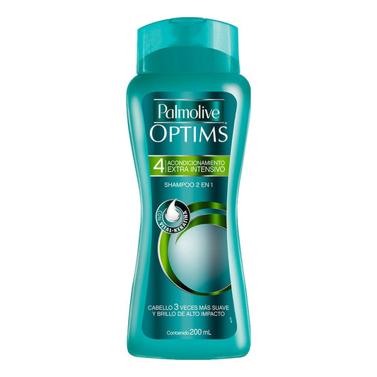 Shampoo Palmolive Optims 2 en 1 Nivel 4 Extra Intensivo 200 ml