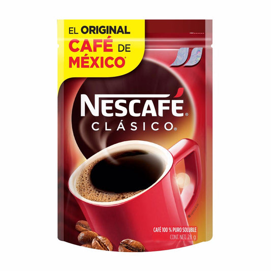 Café Soluble Nescafé Clásico Bolsa 28g