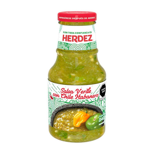 Salsa Verde Herdez con Chile Habanero 240 g
