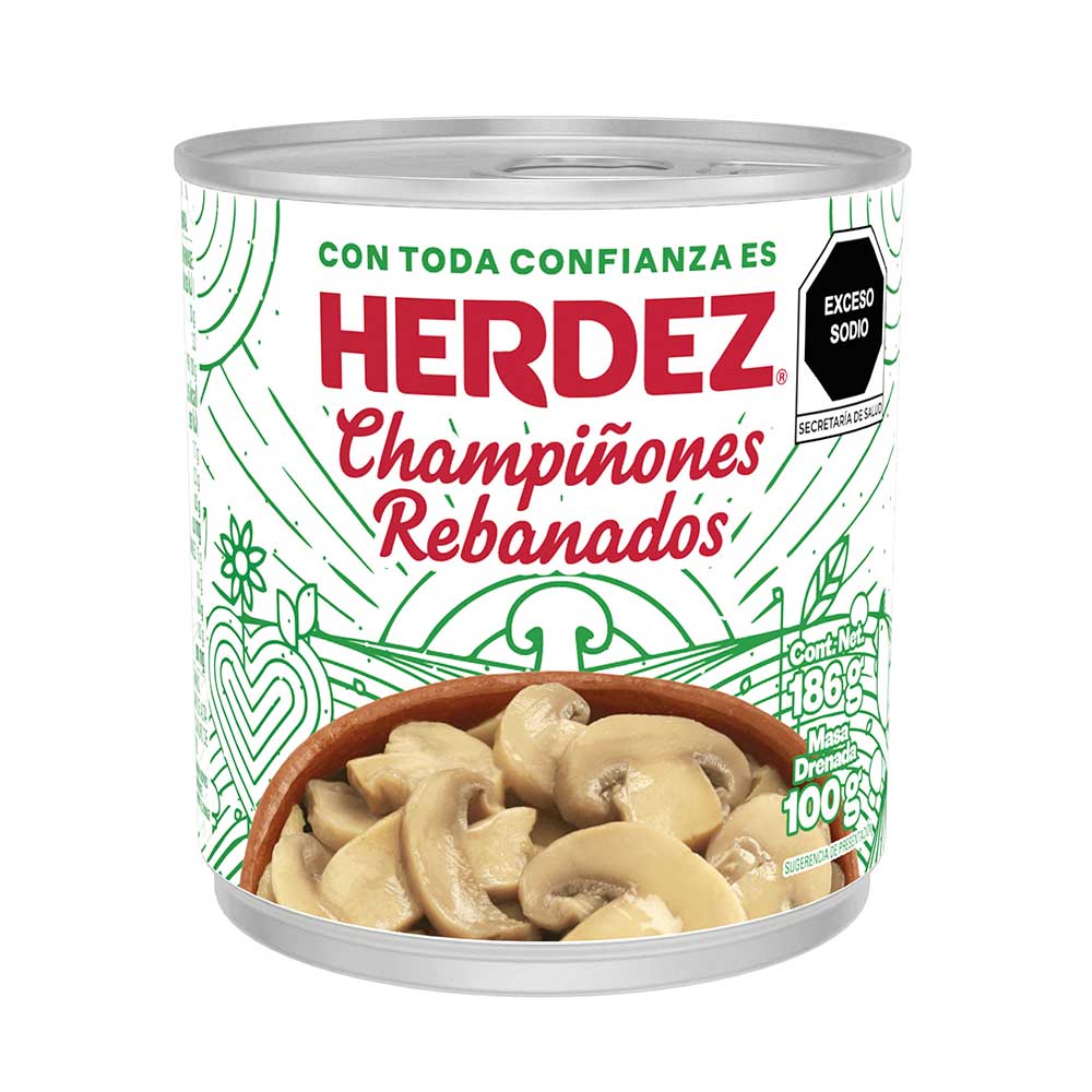 Champiñones Herdez Rebanados 186 g