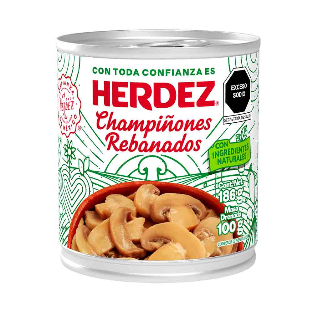 Champiñones Herdez Rebanados 186 g
