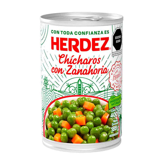 Chícharos con Zanahoria Herdez 400 g