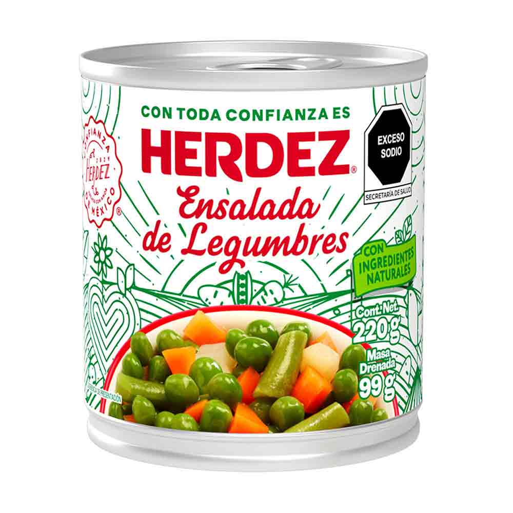 Ensalada de Legumbres Herdez 220 g