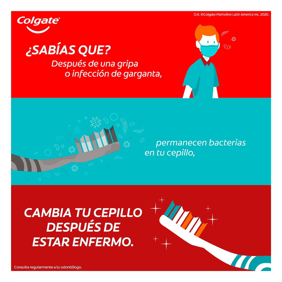 Cepillo Dental Colgate Super Flexi 3 pzas