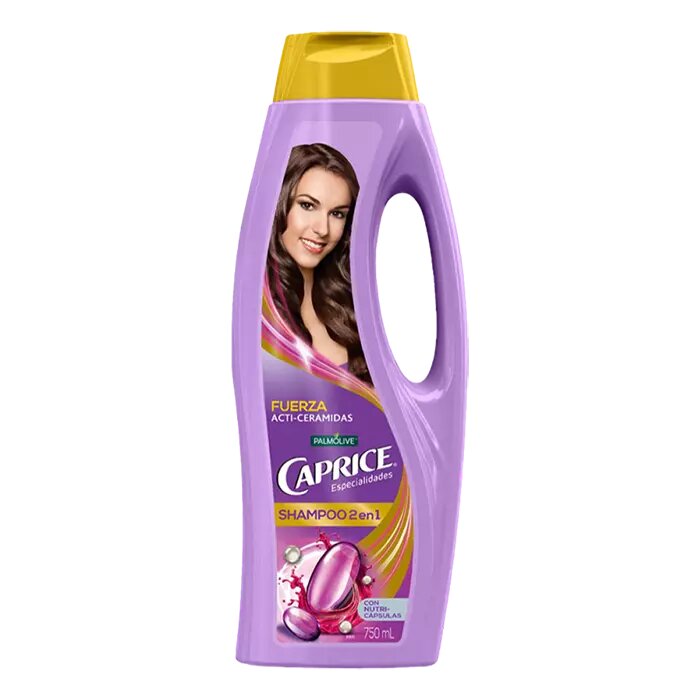 Shampoo Caprice Especialidades Acti-Ceramidas 2 en 1 de 750 ml