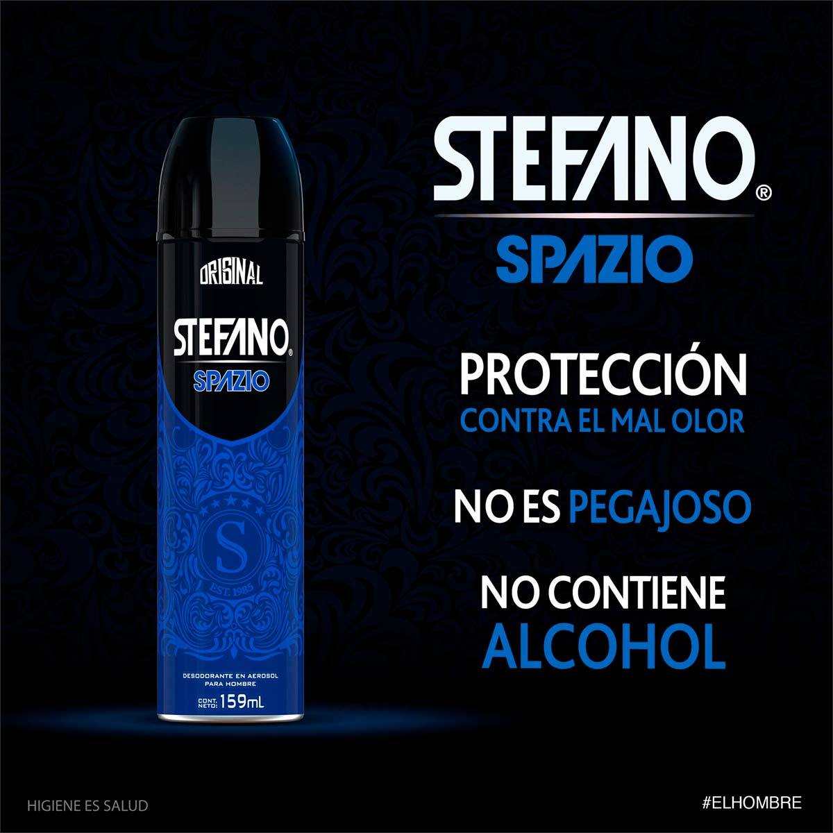 Desodorante Stefano Aerosol Spazio 159 Ml