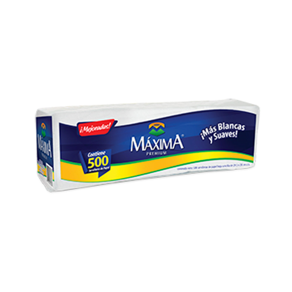 Servilleta Maxima Prem. Rectangular 500 pz