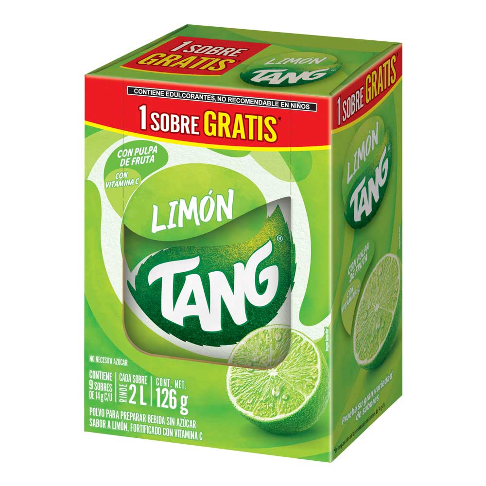 Tang Sabor Limon Paquete con 8 sobres de 13 gr