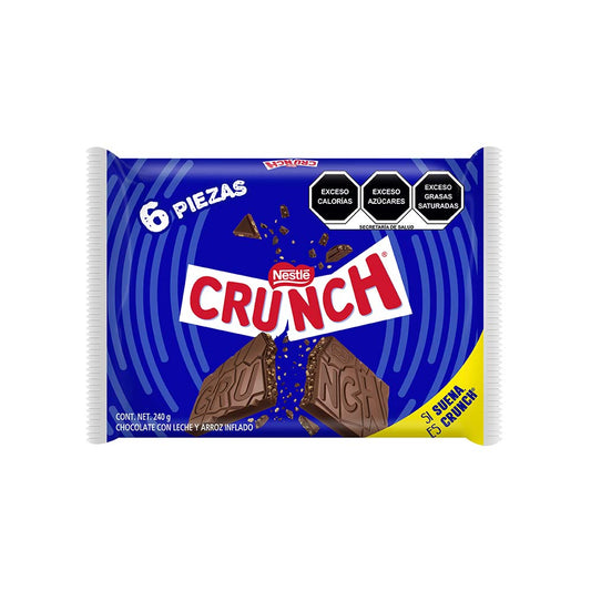 Chocolate Crunch Paquete Con 6 Pz De 40 Gramos