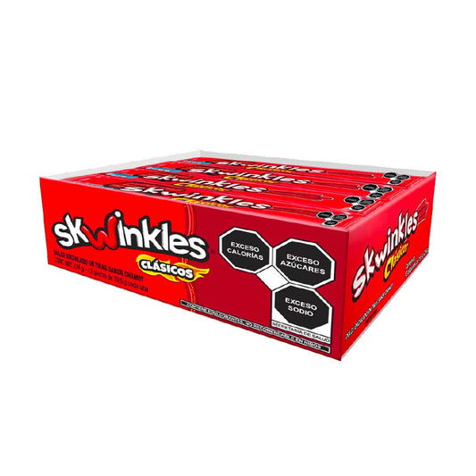 Paquete Skwinkles Goma Chamoy Con 12 Piezas De 19 Gramos