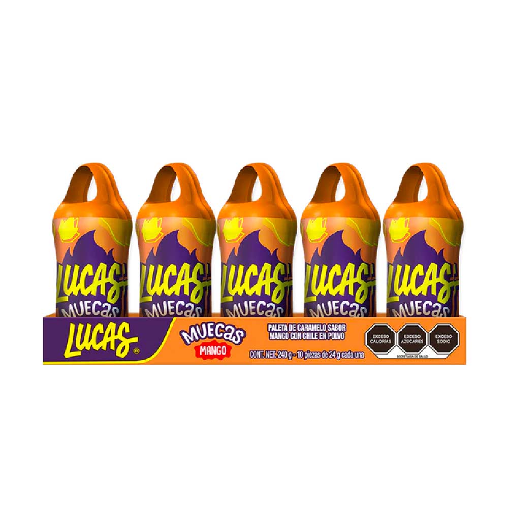 Muecas Enchilado Mango 10 Piezas De 24 gr