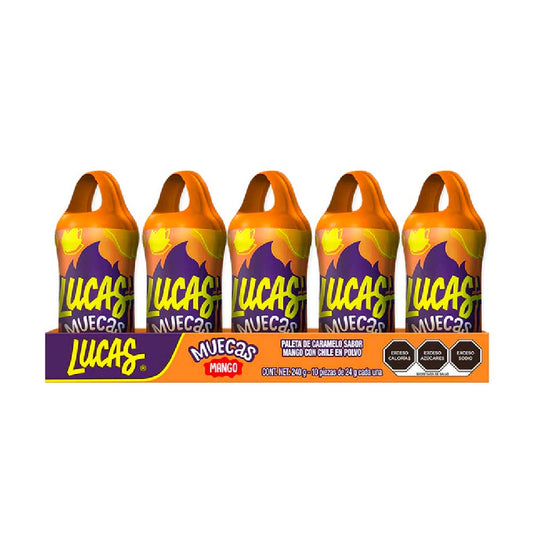 Muecas Enchilado Mango 10 Piezas De 24 gr