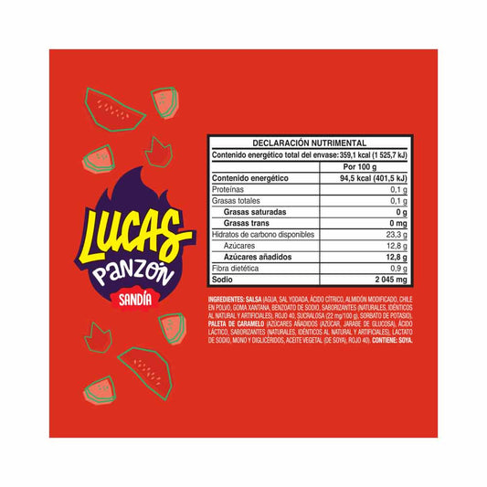 Lucas Panzón Sandía Paquete Con 10 Piezas