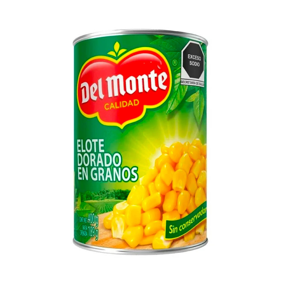 Del Monte Elote Dorado En Granos 400 gr