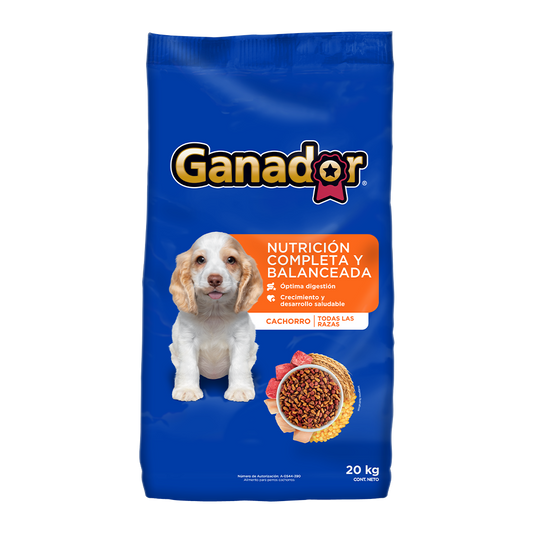 Ganador Alimento Perro Cachorro 20 Kg