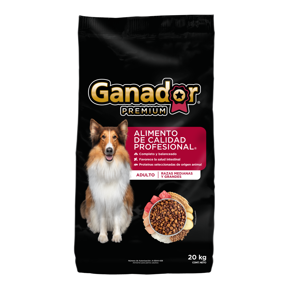 Ganador Premium Alim Perro Adulto 20 Kg