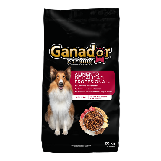 Ganador Premium Alim Perro Adulto 20 Kg