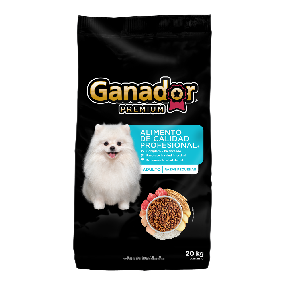 Ganador Premium Alim Perro Razas Pequeñas 20 Kg