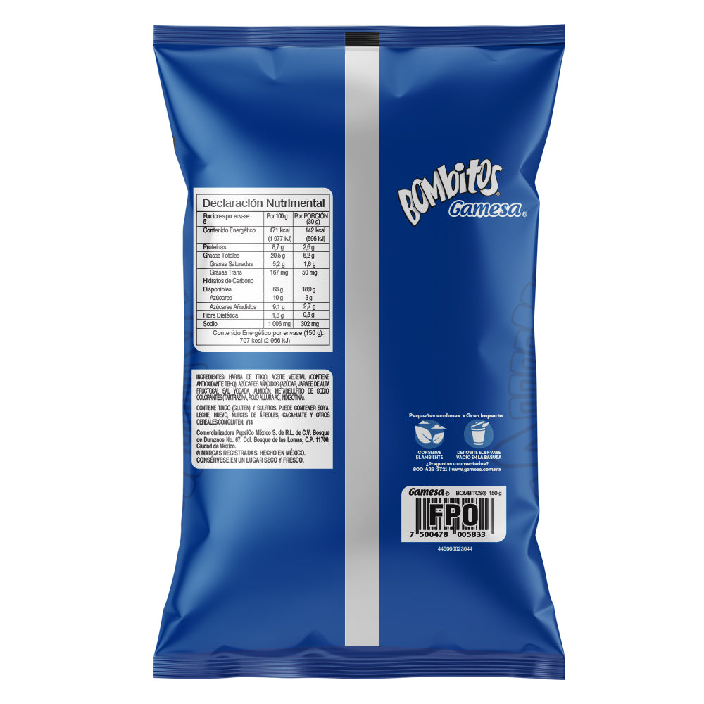 Bombitos Gamesa 150 gr