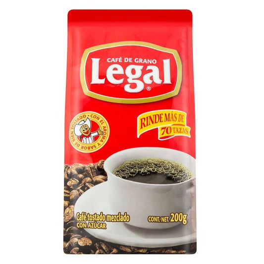 Cafe Legal Molido Bolsa 200 Gramos