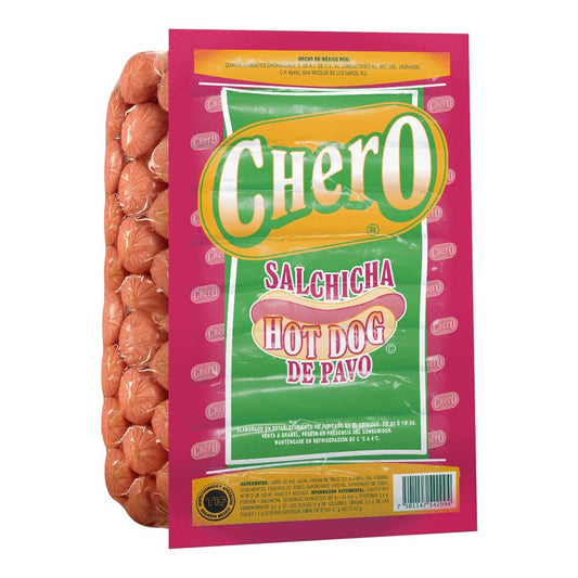 Salchicha Hot Dog Chero Paquete 3 Kilos