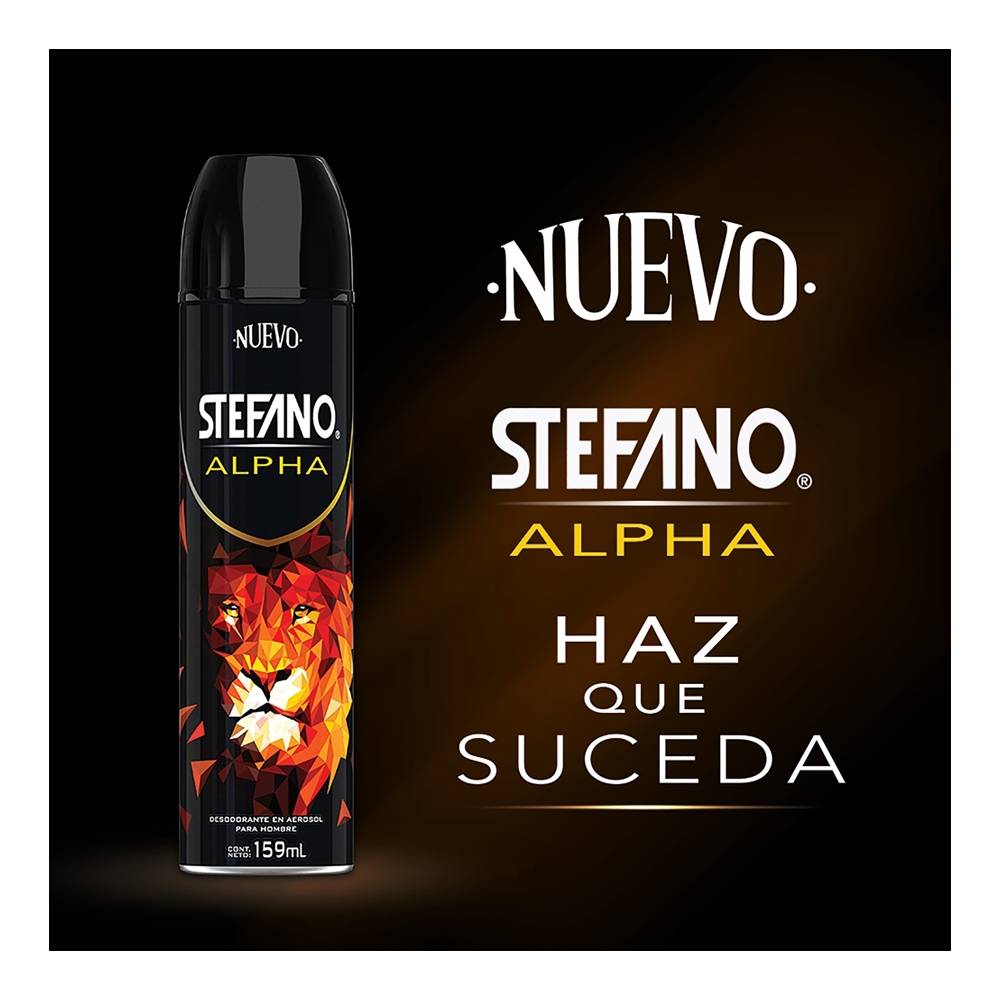 Desodorante Stefano Alpha Aerosol de 159 ml