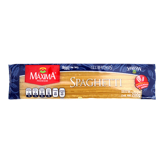 Sopa Maxima Premium Spaguetti 200 Gramos